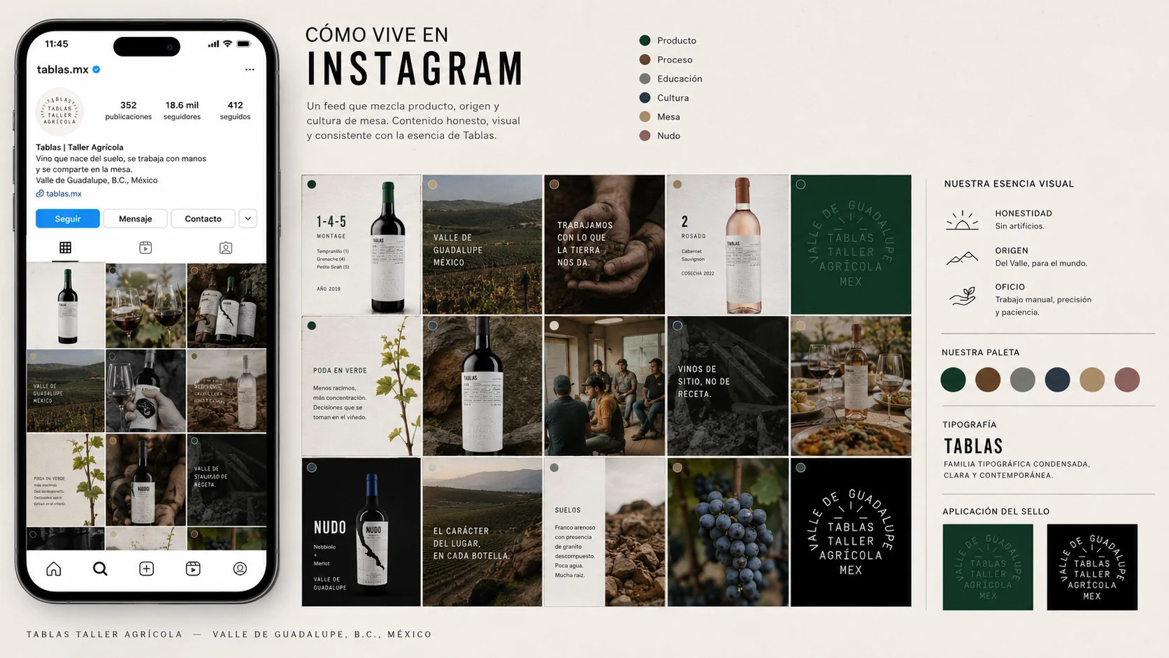 Mockup de feed de Instagram